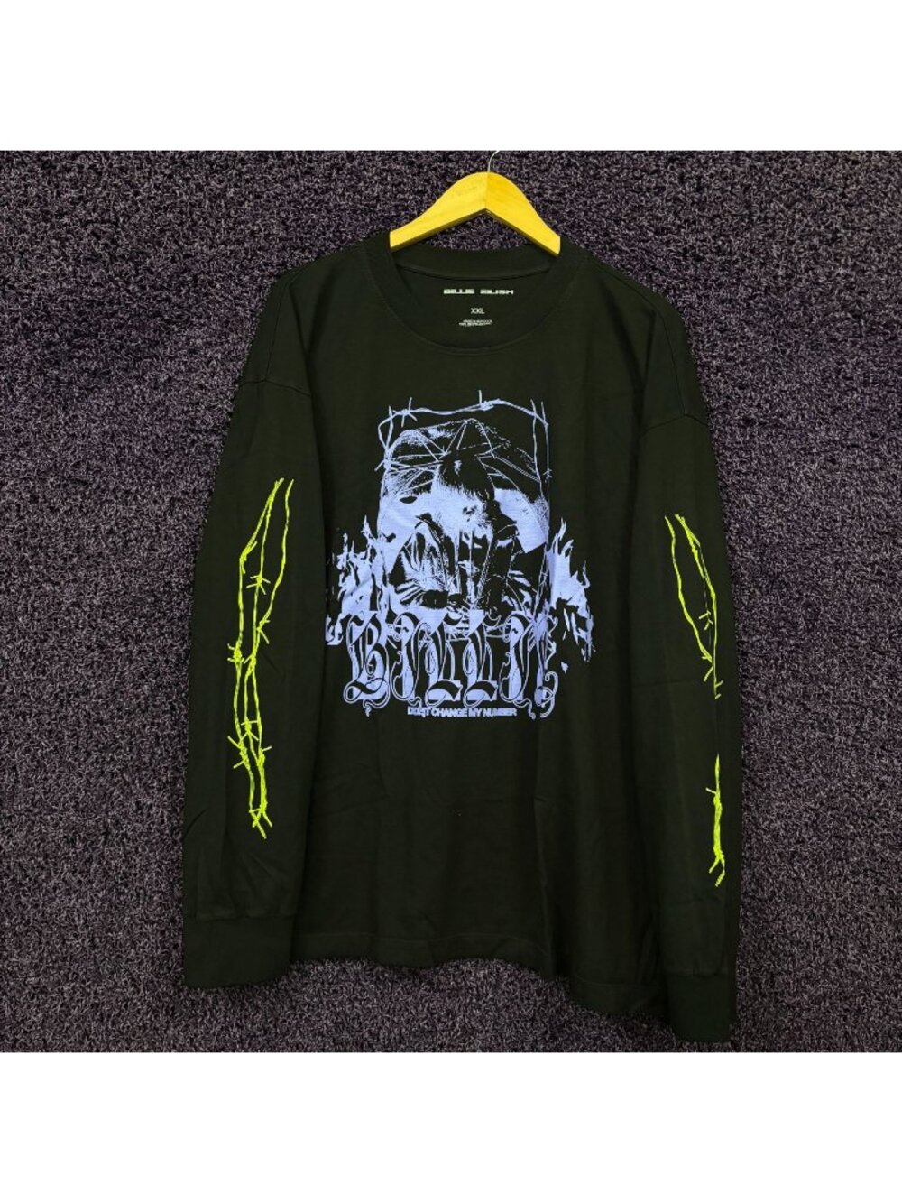 Billie Eilish Didn't Change My Number L/S Shirt Size XXL